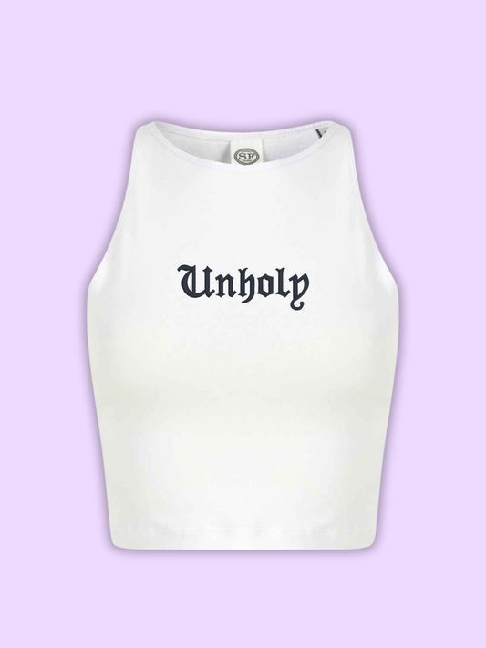 Unholy Cropped Tank Top