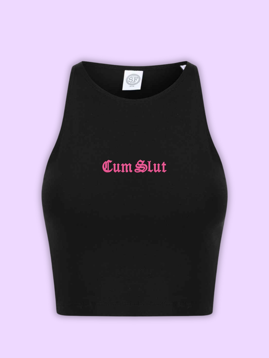 Cum Slut Cropped Tank Top