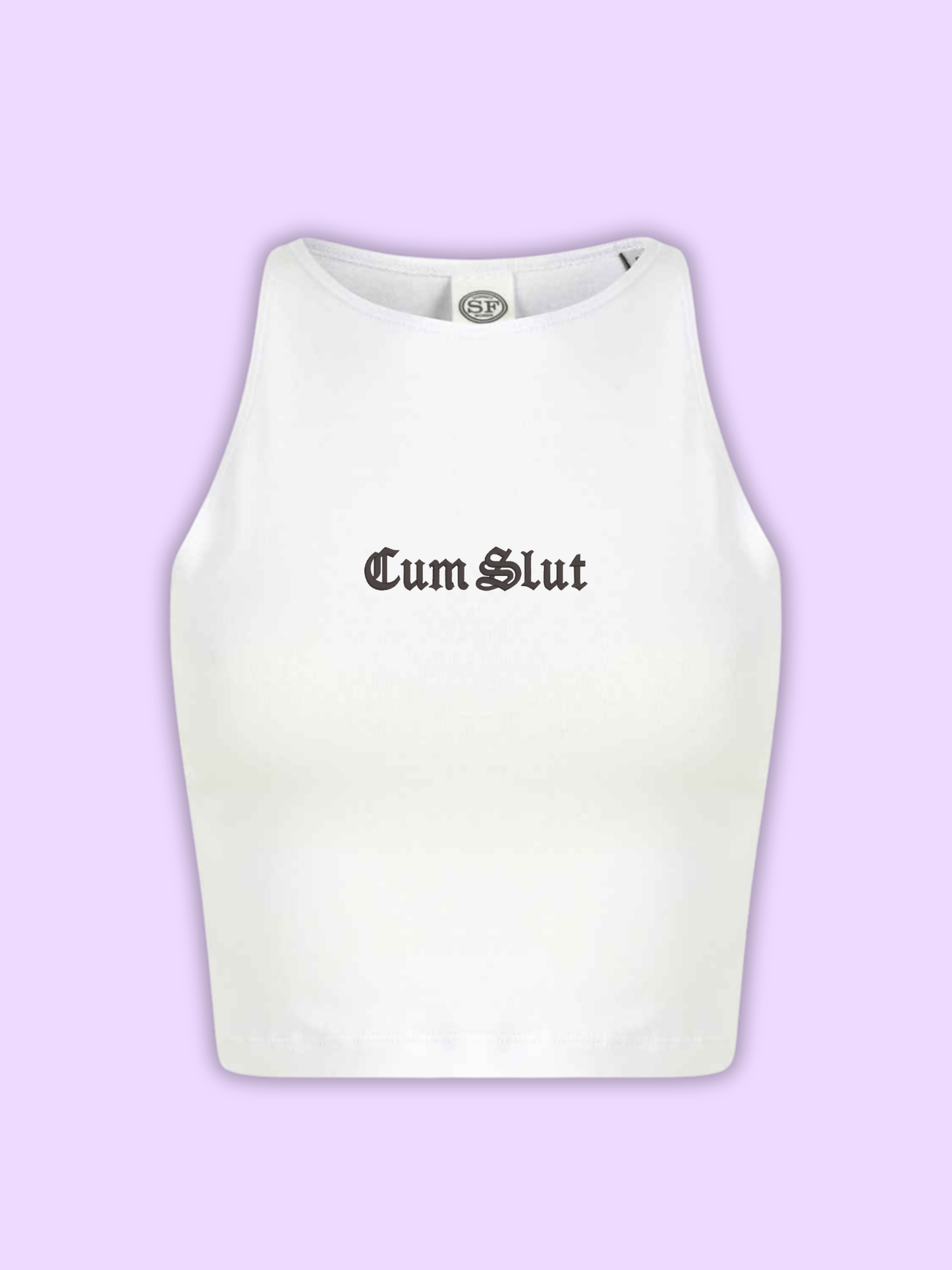 Cum Slut Cropped Tank Top