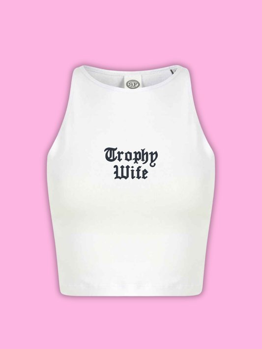 Trophy Wife Cropped Tank Top