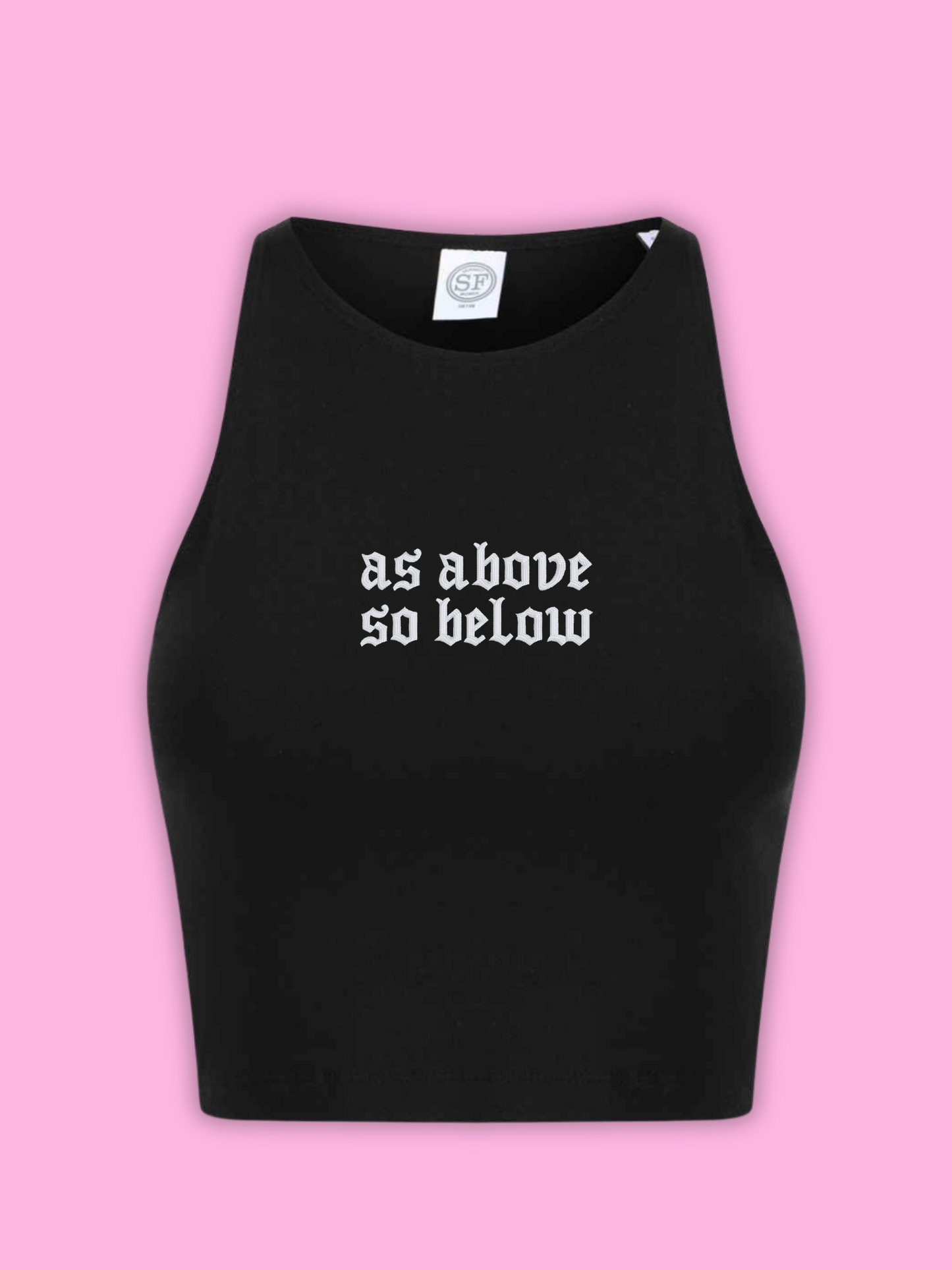 As Above So Below Cropped Tank Top