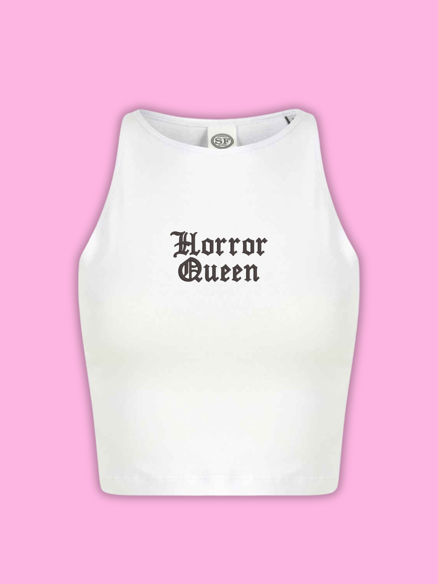 Horror Queen Cropped Tank Top