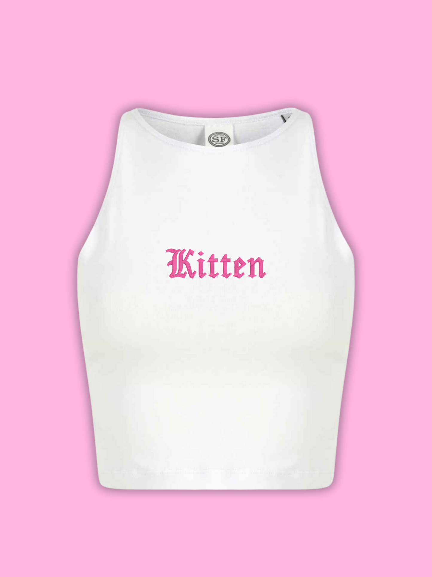 Kitten Cropped Tank Top