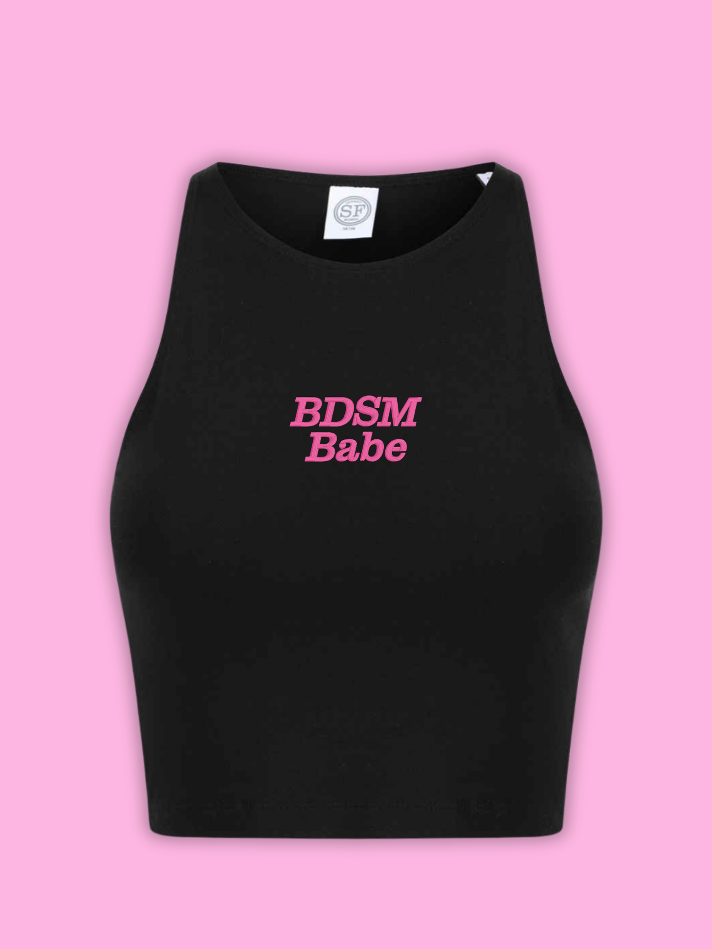 BDSM Babe Cropped Tank Top