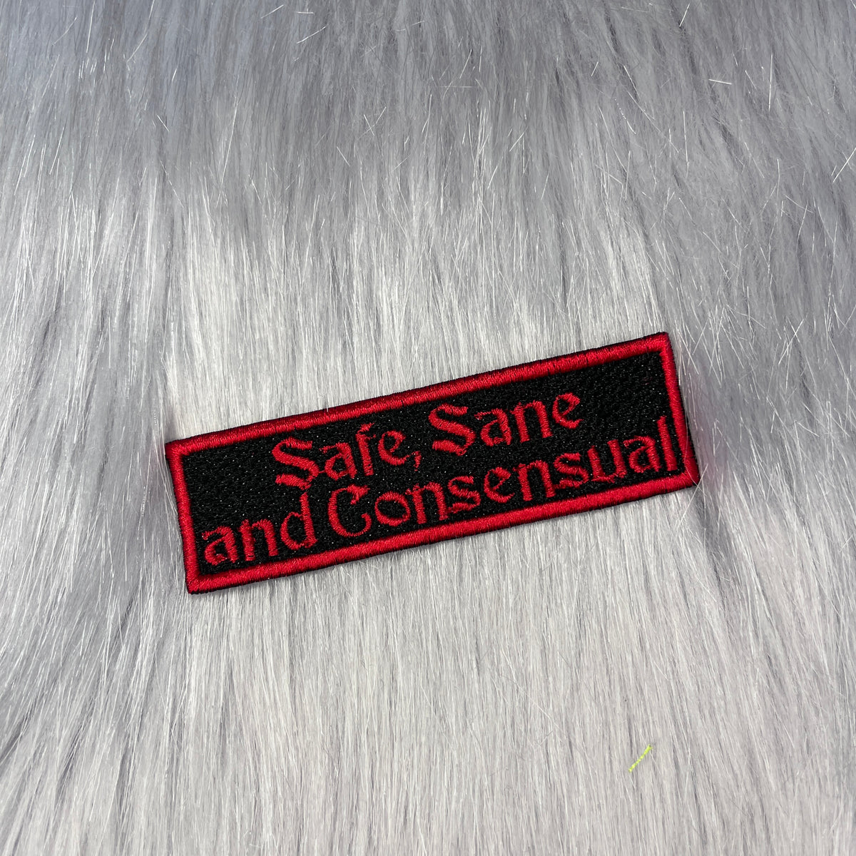 Safe, Sane and Consensual Embroidered Patch