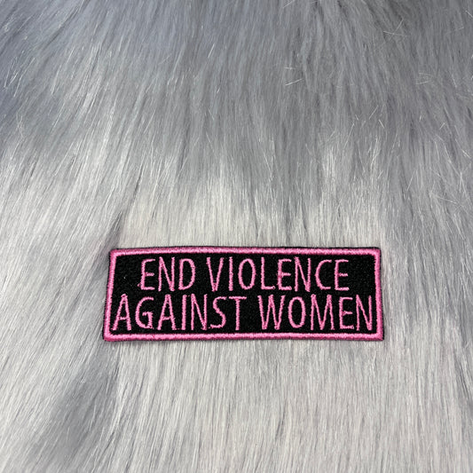 End Violence Against Women Embroidered Patch