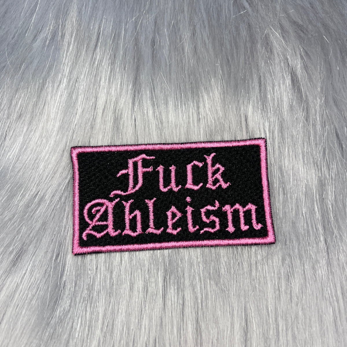 Fuck Ableism Embroidered Patch