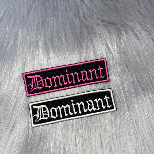 Dominant Embroidered Patch