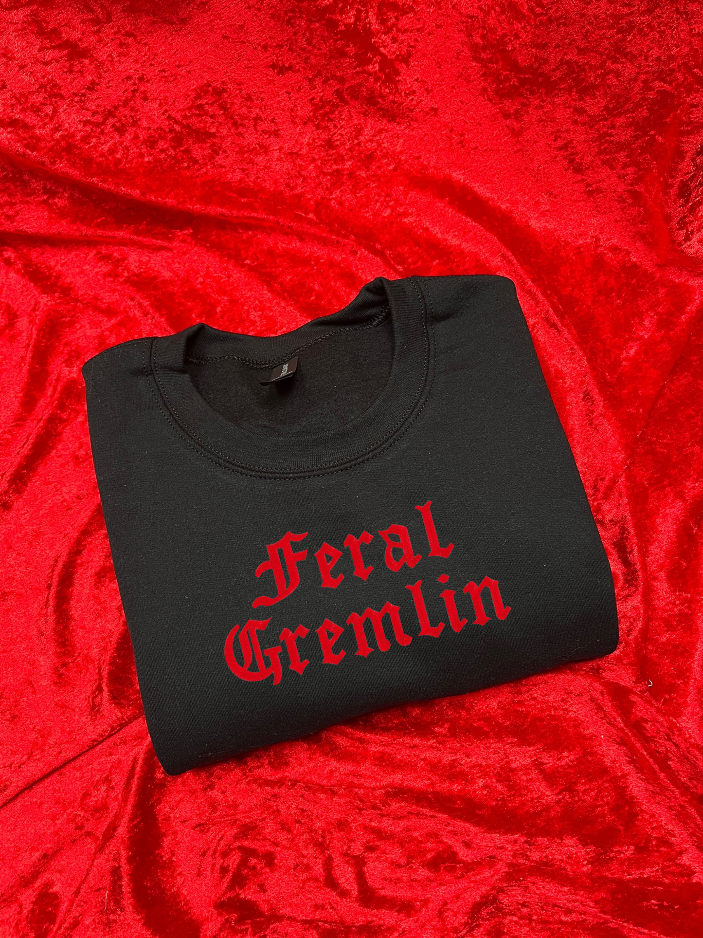 Feral Gremlin Embroidered Sweatshirt