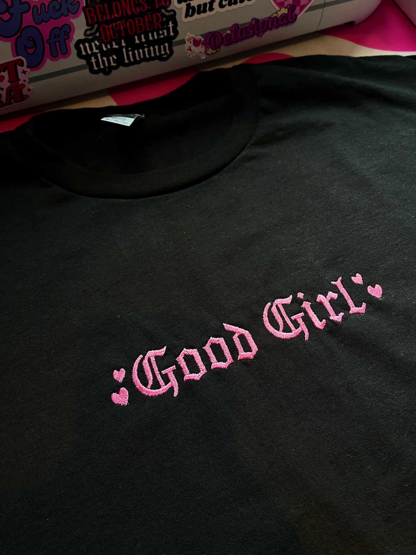 Good Girl Embroidered T-Shirt