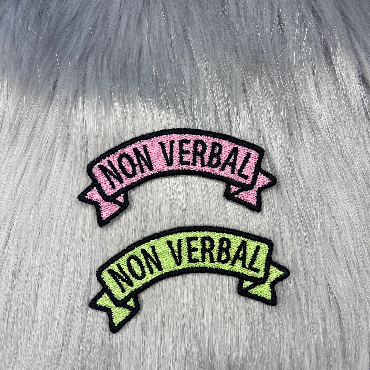 Non Verbal Embroidered Patch