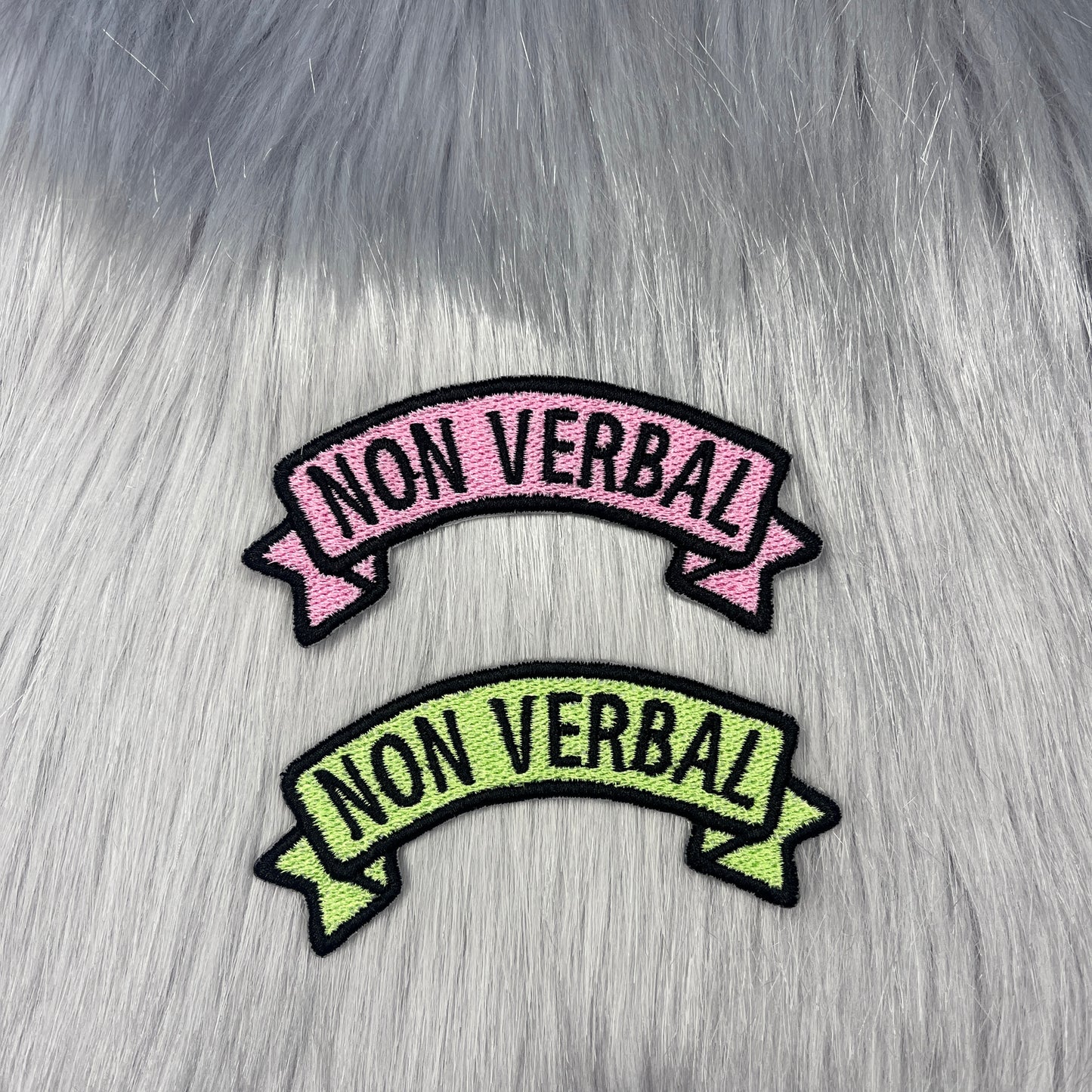 Non Verbal Embroidered Patch