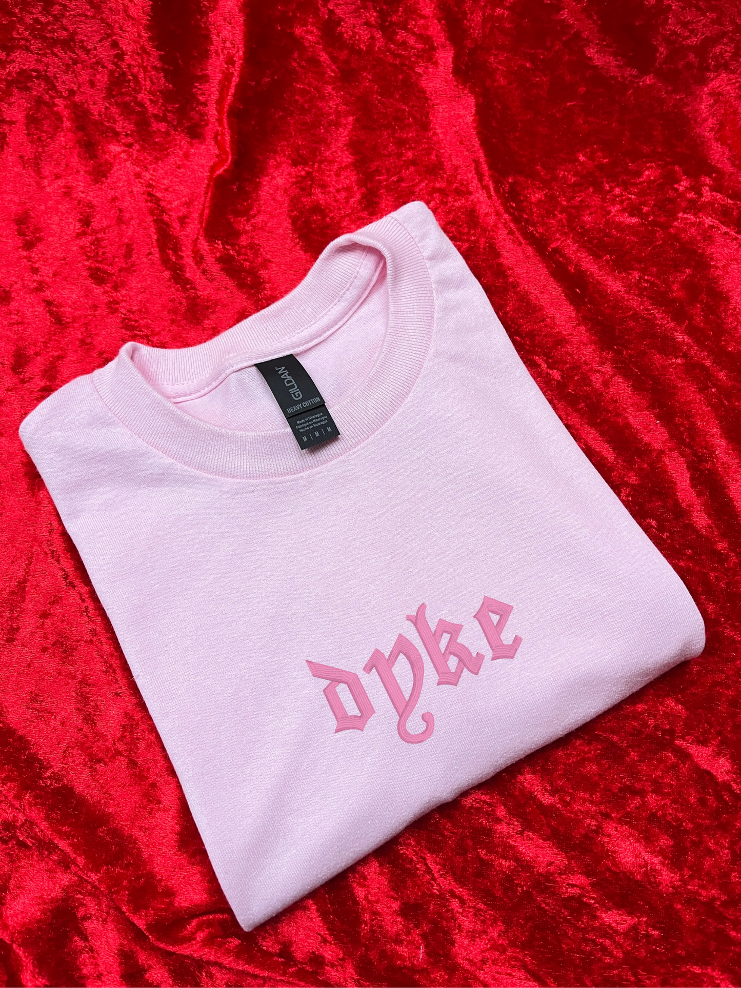 Dyke Embroidered Sweatshirt / T-Shirt