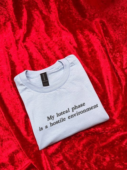 Luteal Phase Embroidered Sweatshirt / T-Shirt