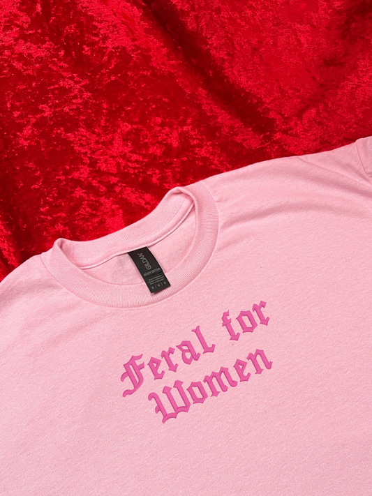 Feral For Women Embroidered Sweatshirt / T-Shirt