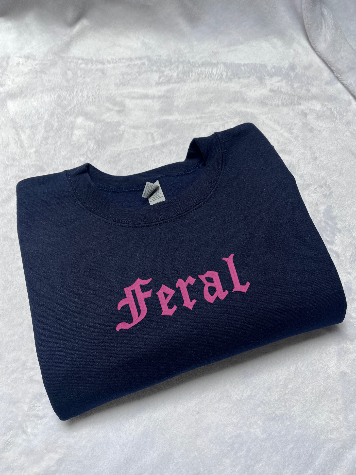 Feral Embroidered Sweatshirt / T-Shirt
