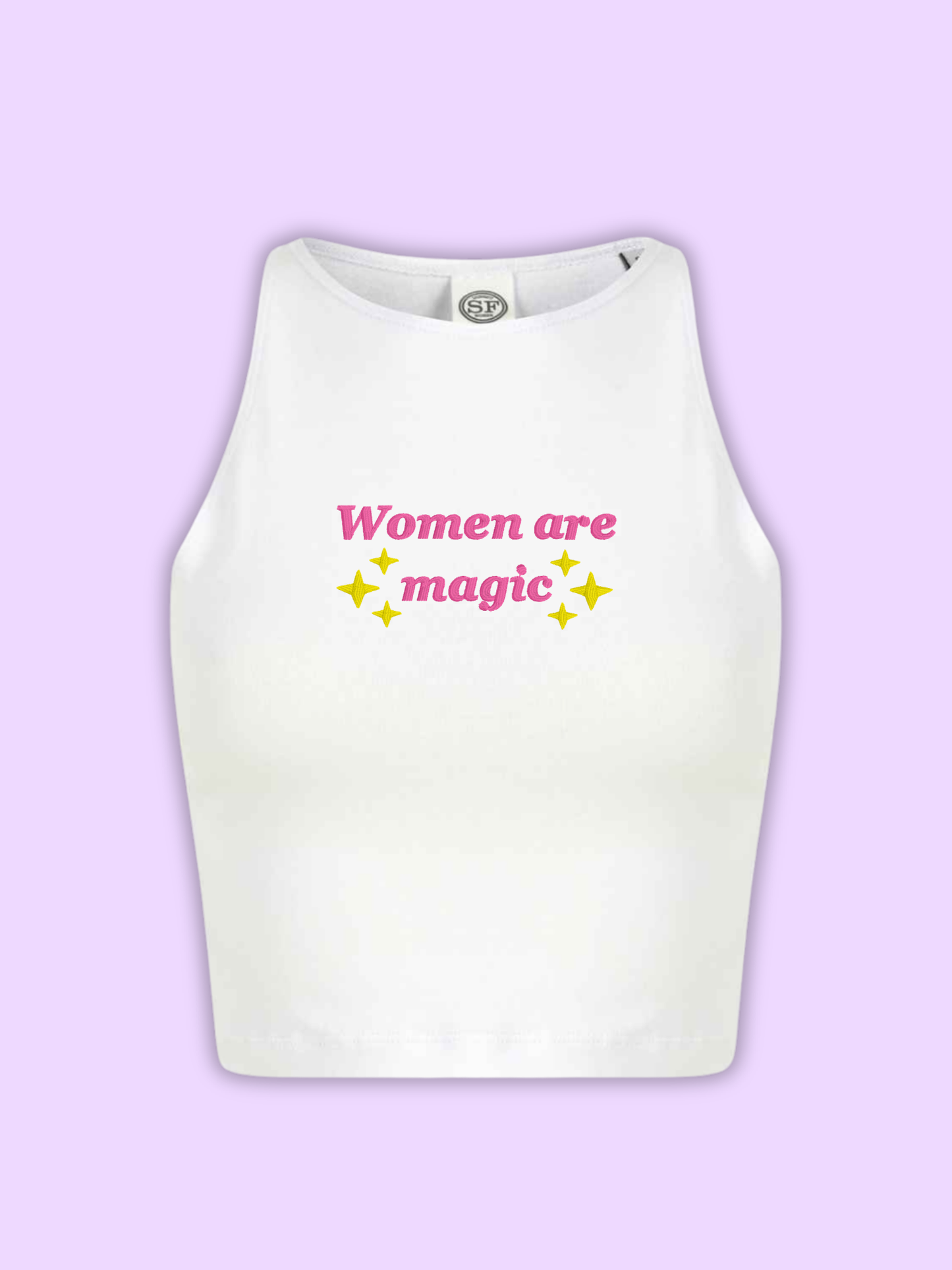 Women Are Magic Cropped Tank Top