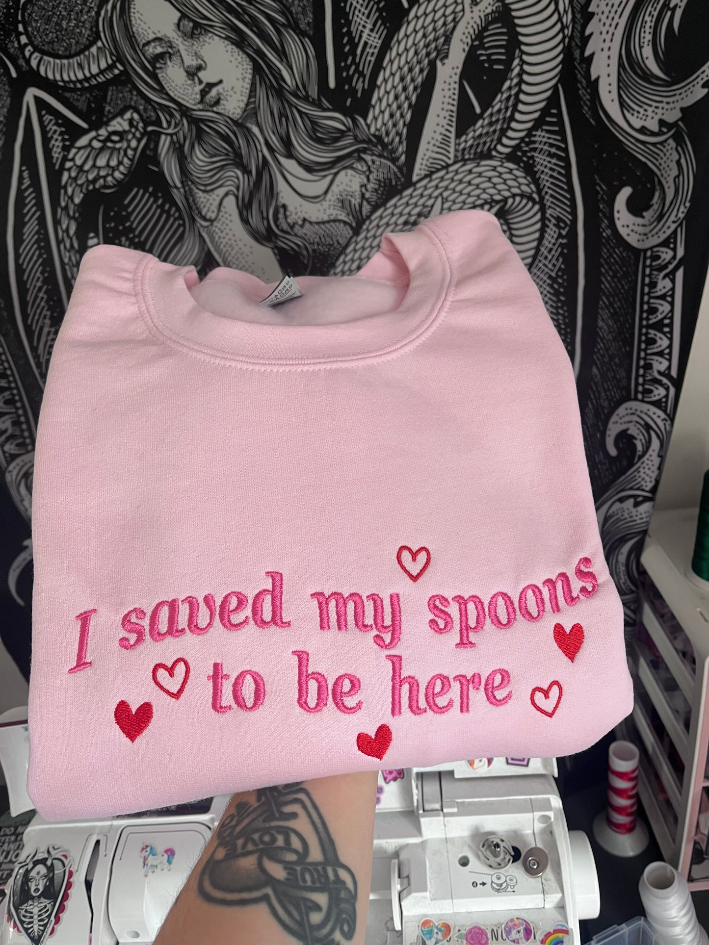 I Saved My Spoons To Be Here Sweatshirt