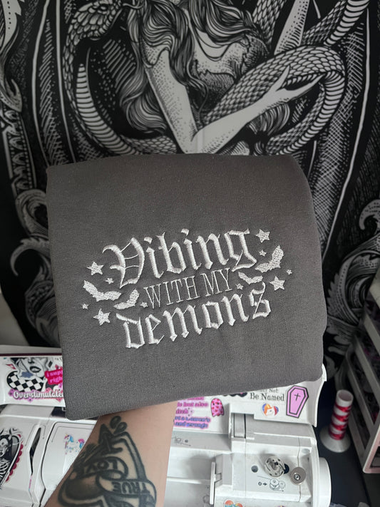 Vibing With My Demons Swetashirt