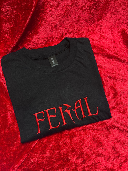 Feral Embroidered T-Shirt