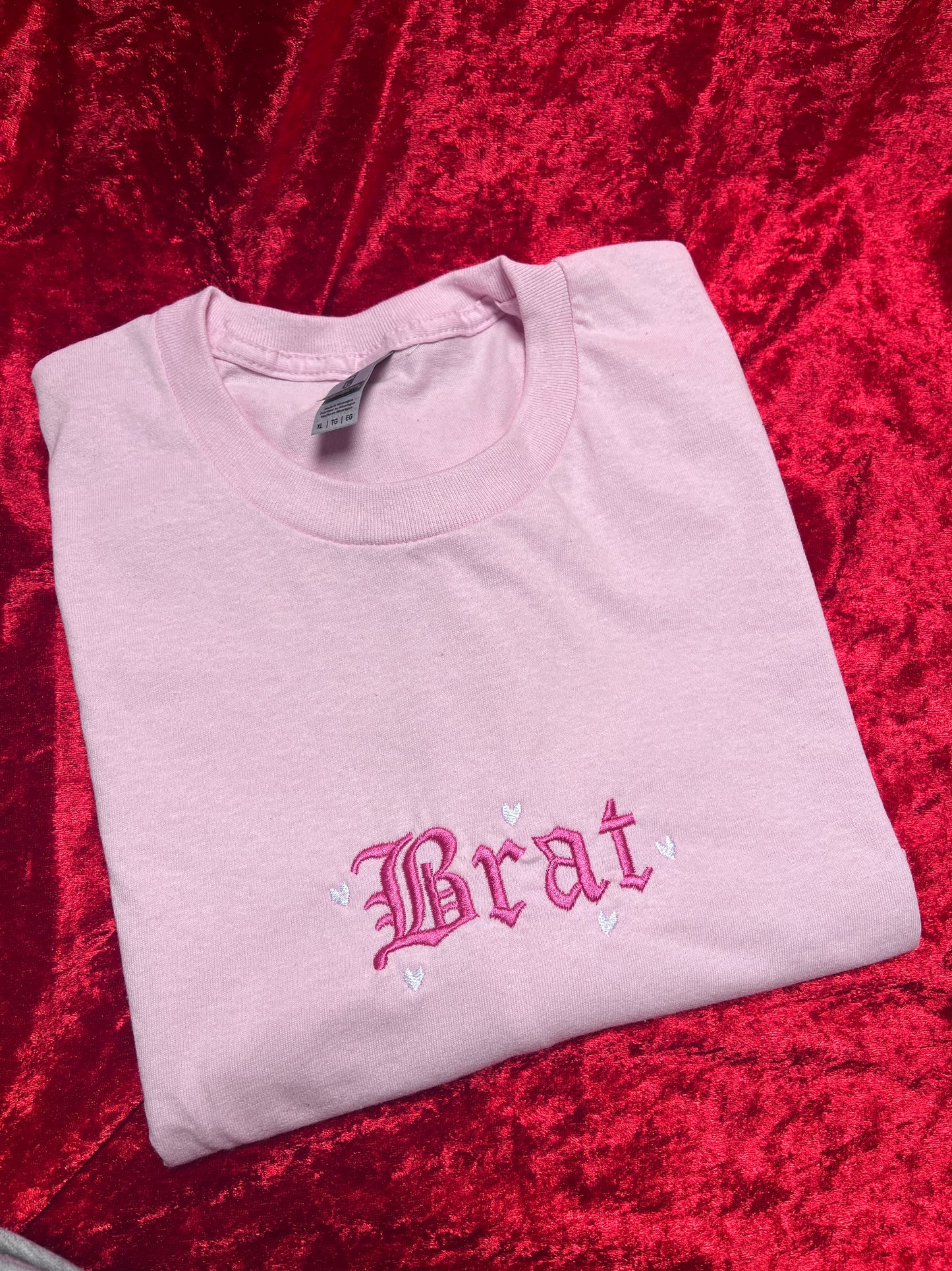 Brat Embroidered Tee