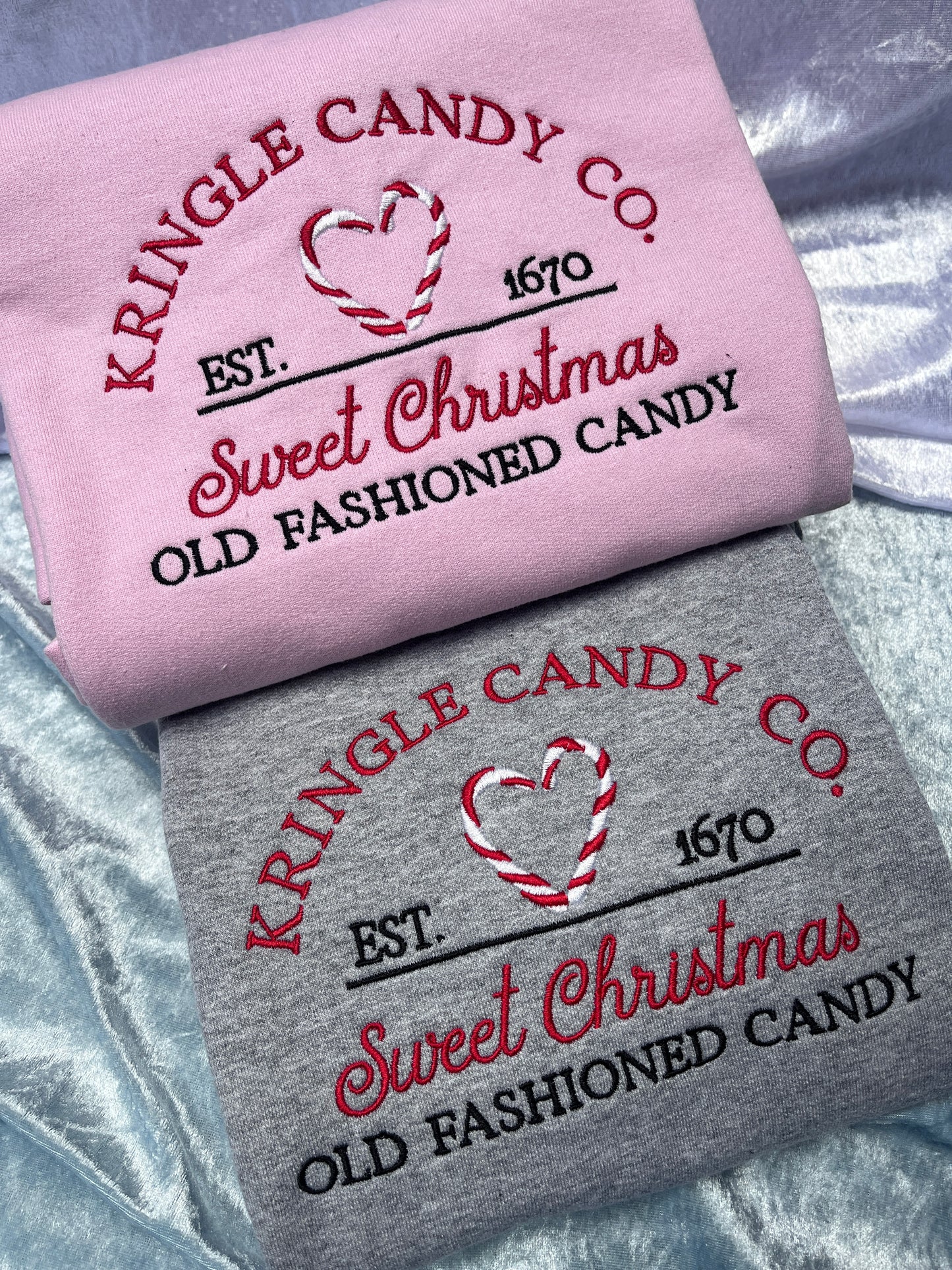 Kringle Candy Co. Embroidered Sweatshirt