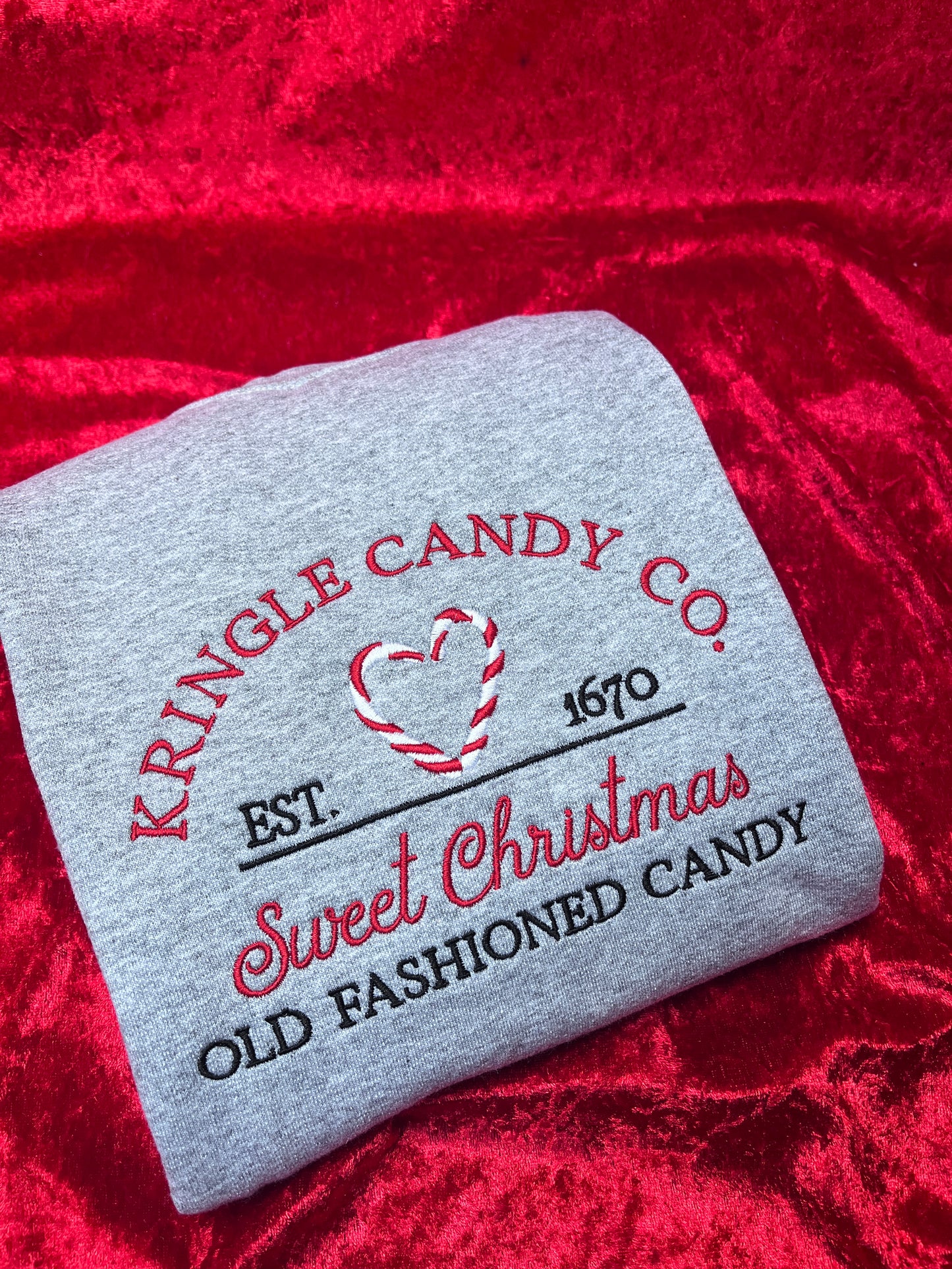 Kringle Candy Co. Embroidered Sweatshirt