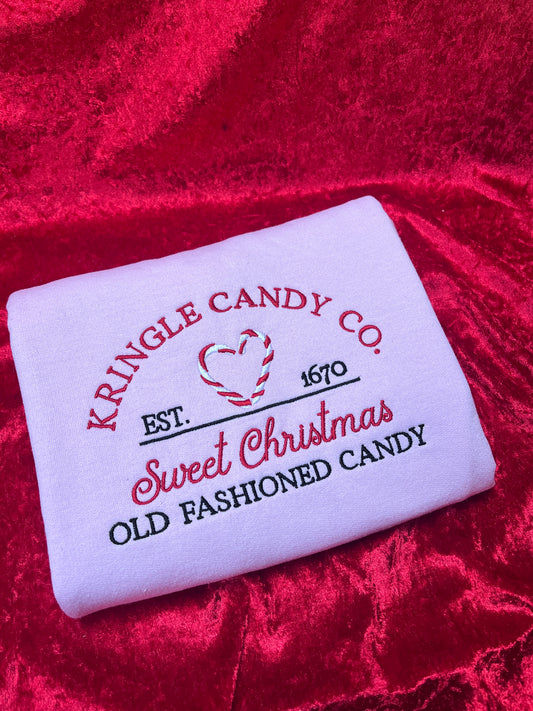 Kringle Candy Co. Embroidered Sweatshirt