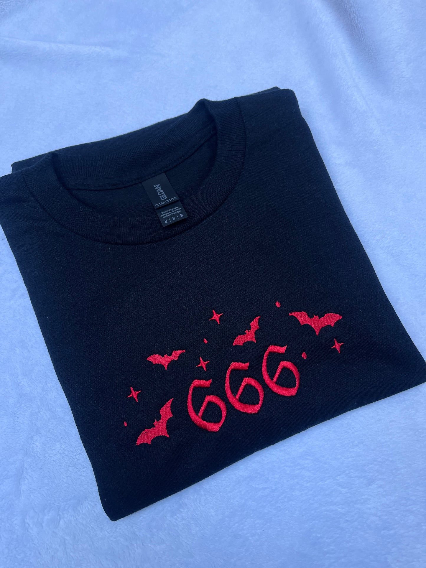 666 Embroidered Sweatshirt / T-Shirt