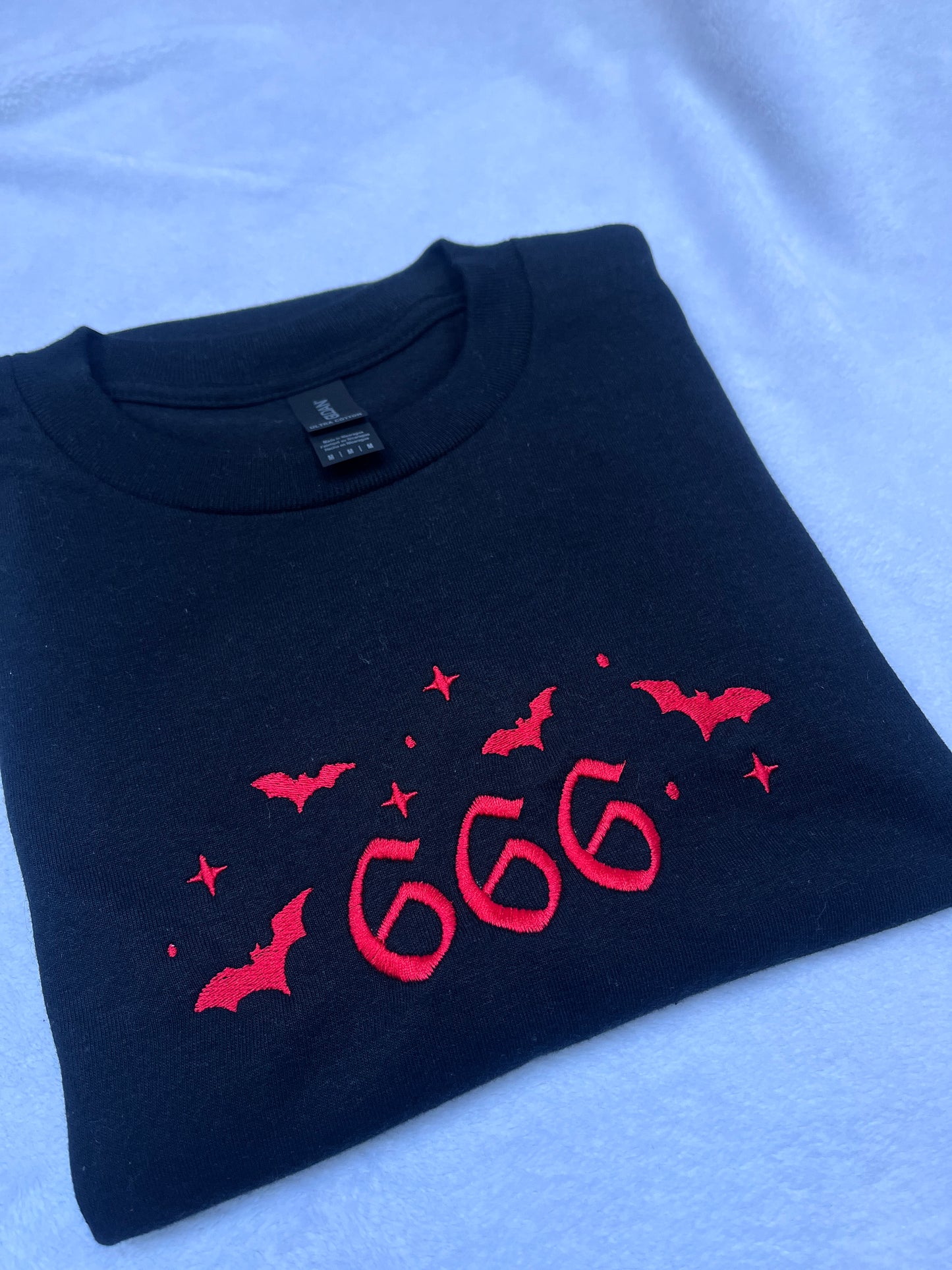 666 Embroidered Sweatshirt / T-Shirt