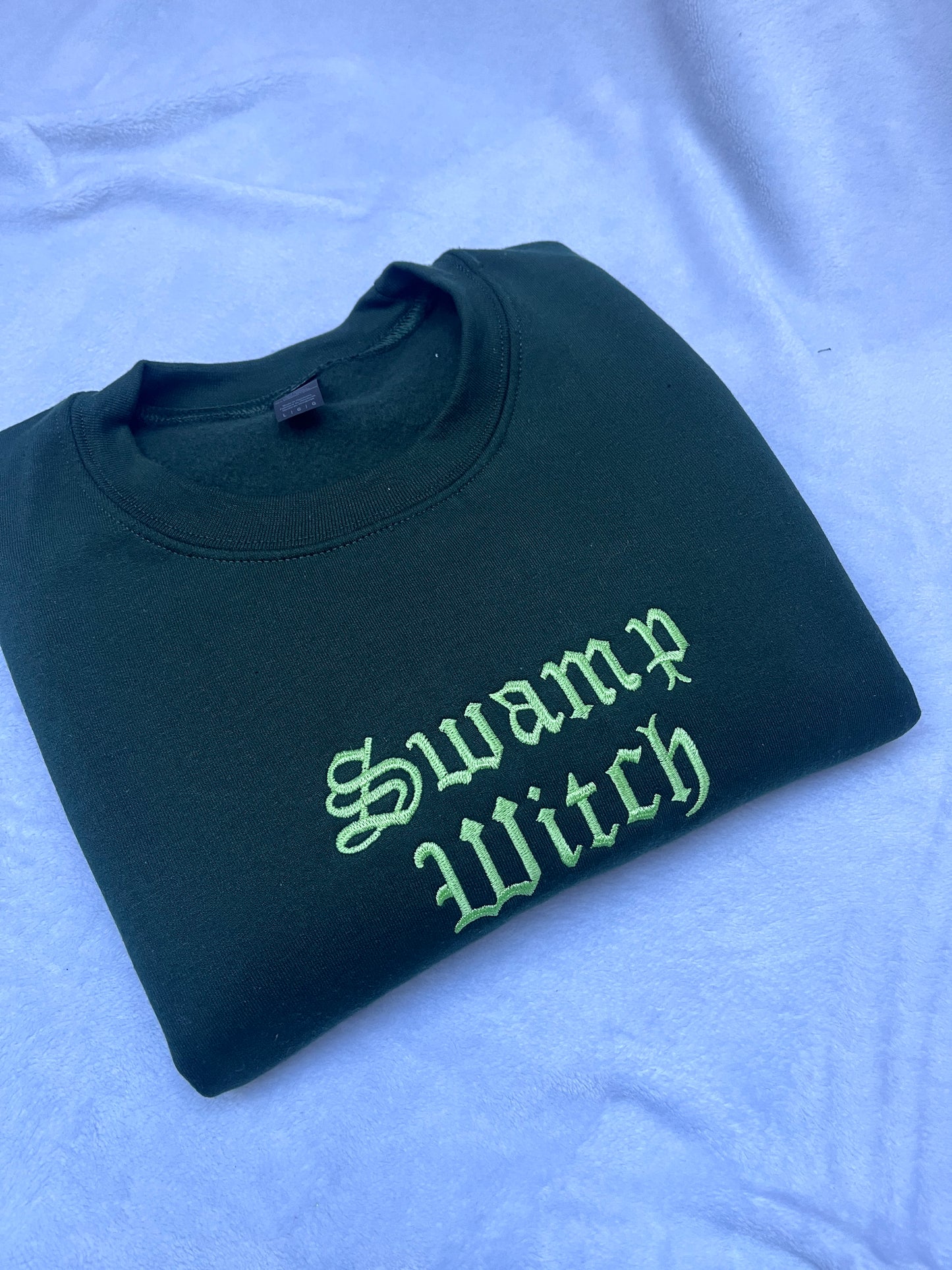 Swamp Witch Embroidered Sweatshirt / T-Shirt