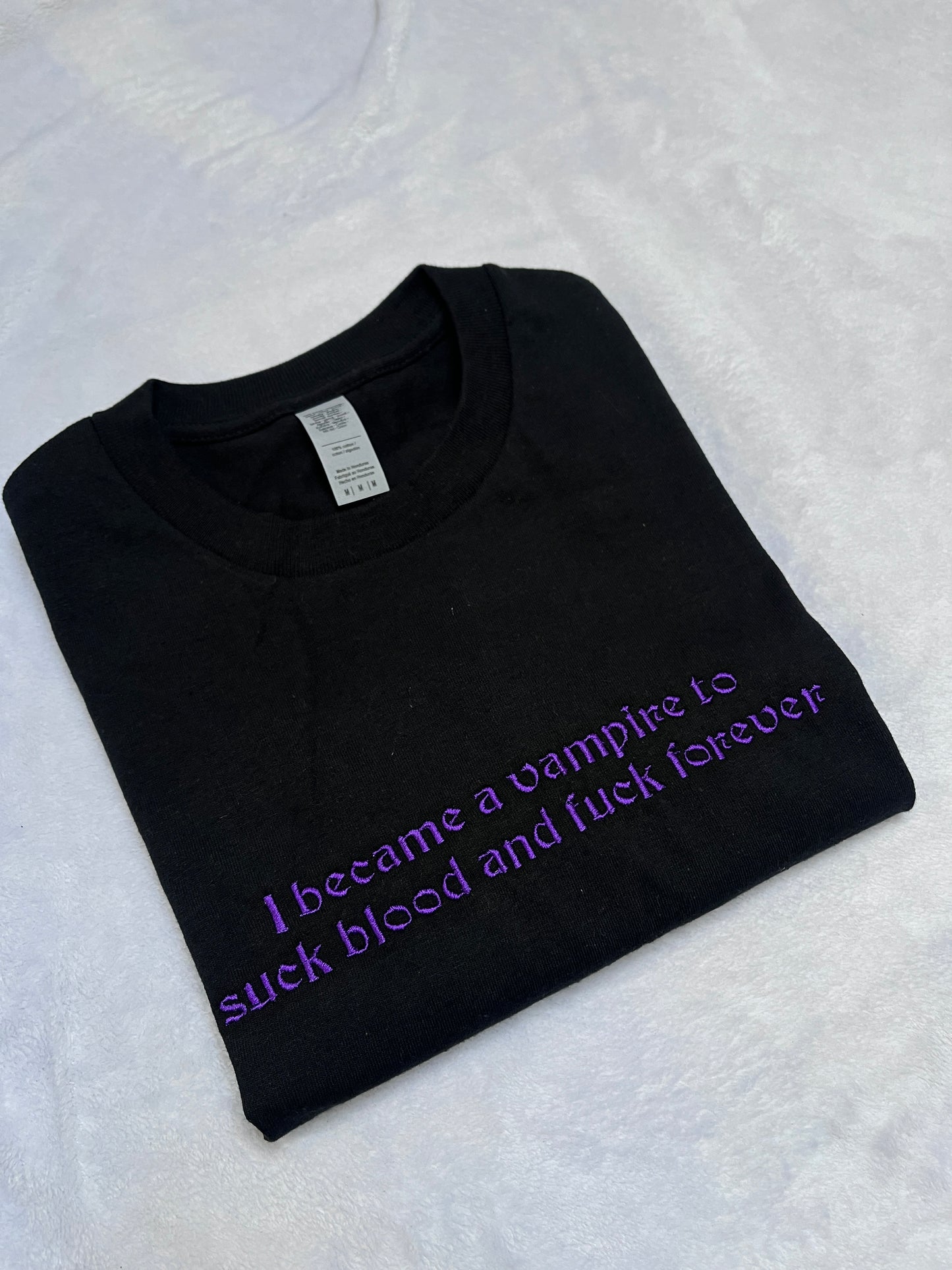 MEDIUM i became a vampire tee