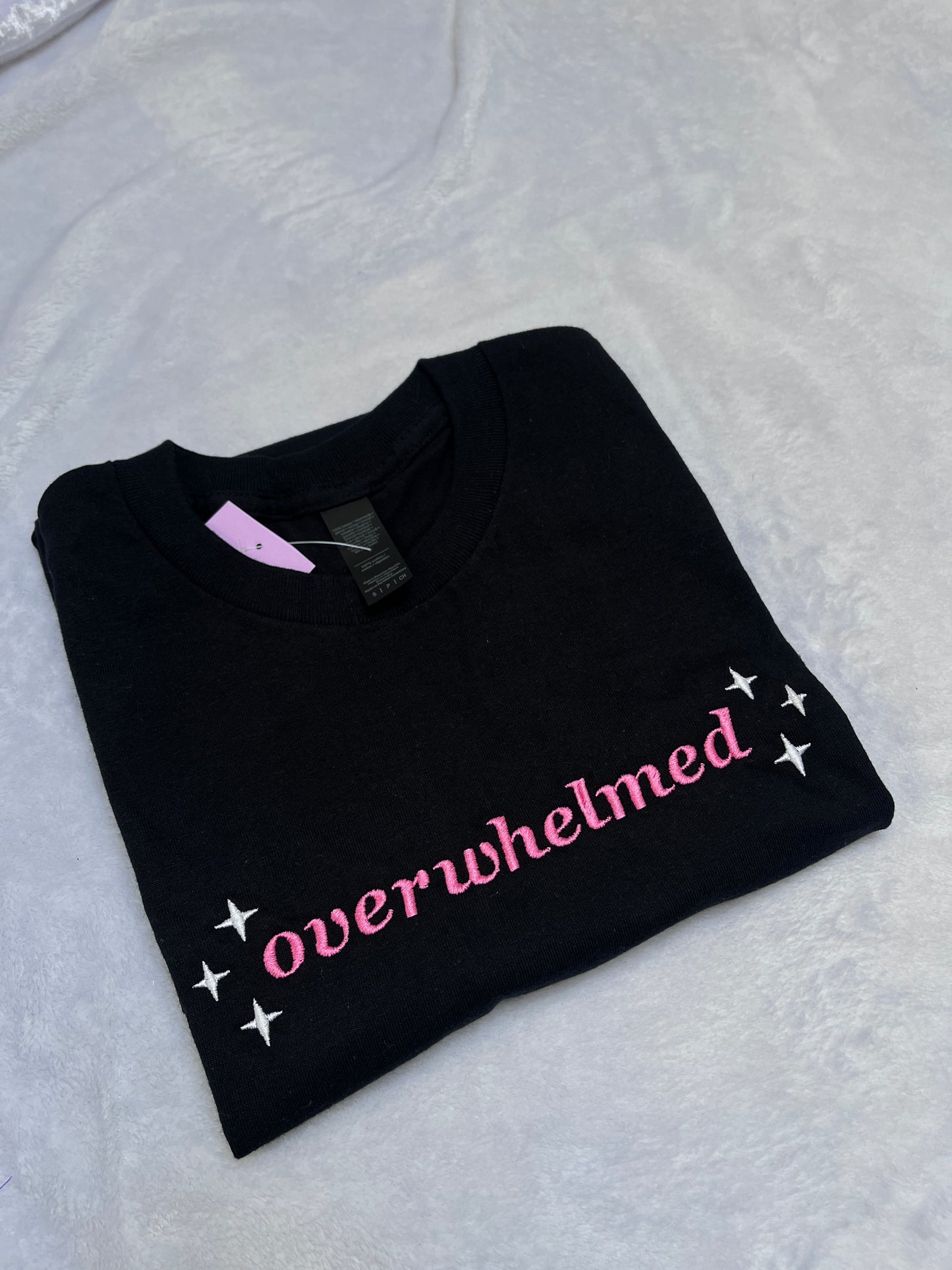 SMALL overwhelmed tee
