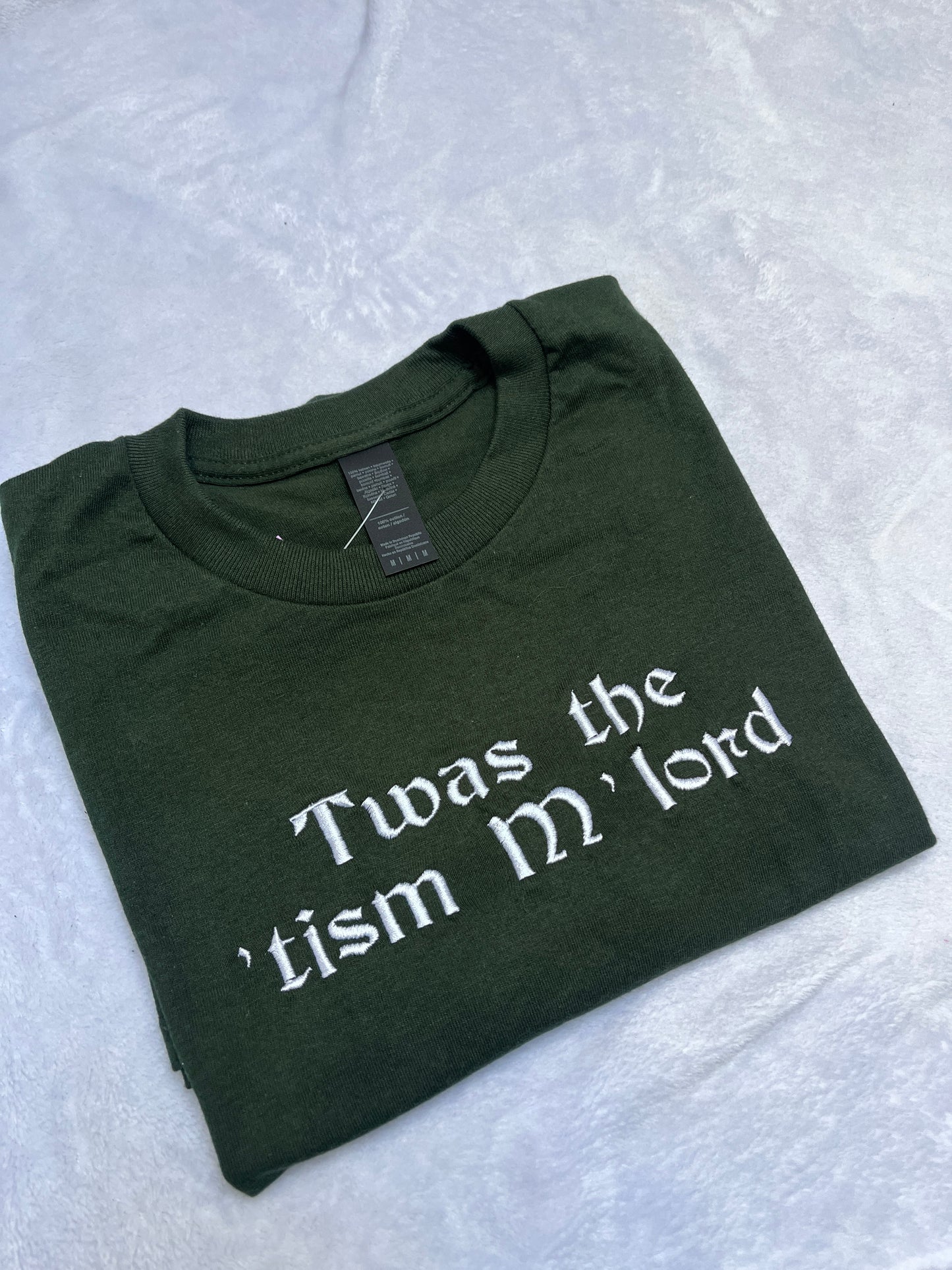 MEDIUM twas the tism tee
