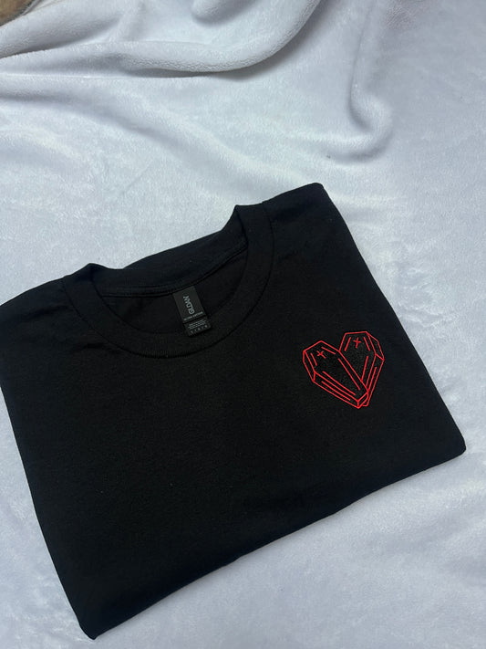 Coffin Embroidered Sweatshirt / T-Shirt