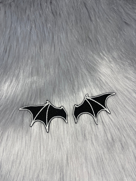 Bat Wing Embroidered Patch