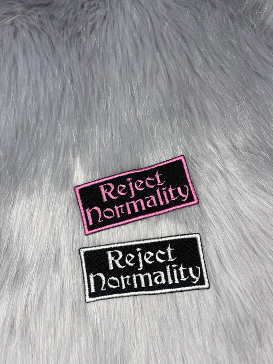 Reject Normality Embroidered Patch