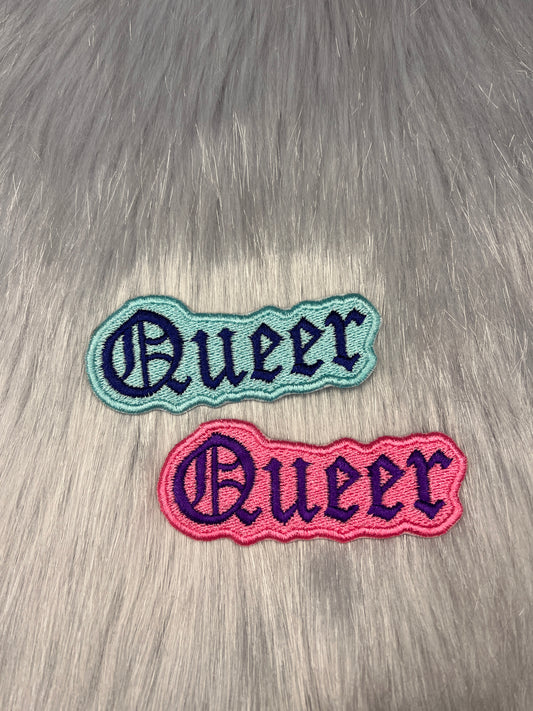 Queer Embroidered Patch