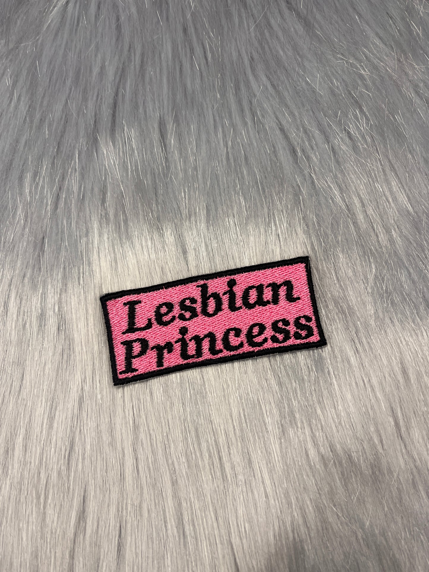 Lesbian Princess Embroidered Patch