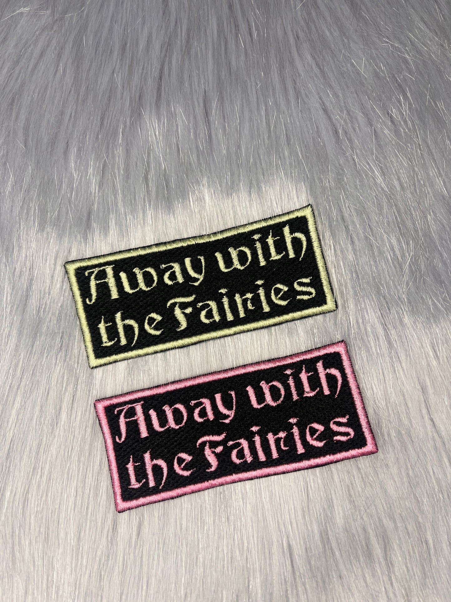 Away With The Fairies Embroidered Patch