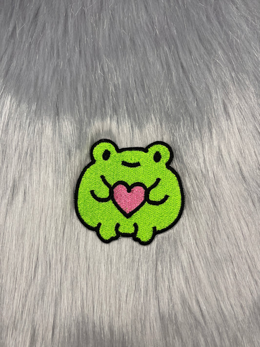 Fiona The Frog Embroidered Patch