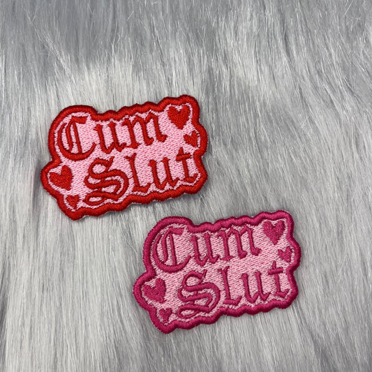 Cum Slut Embroidered Patch