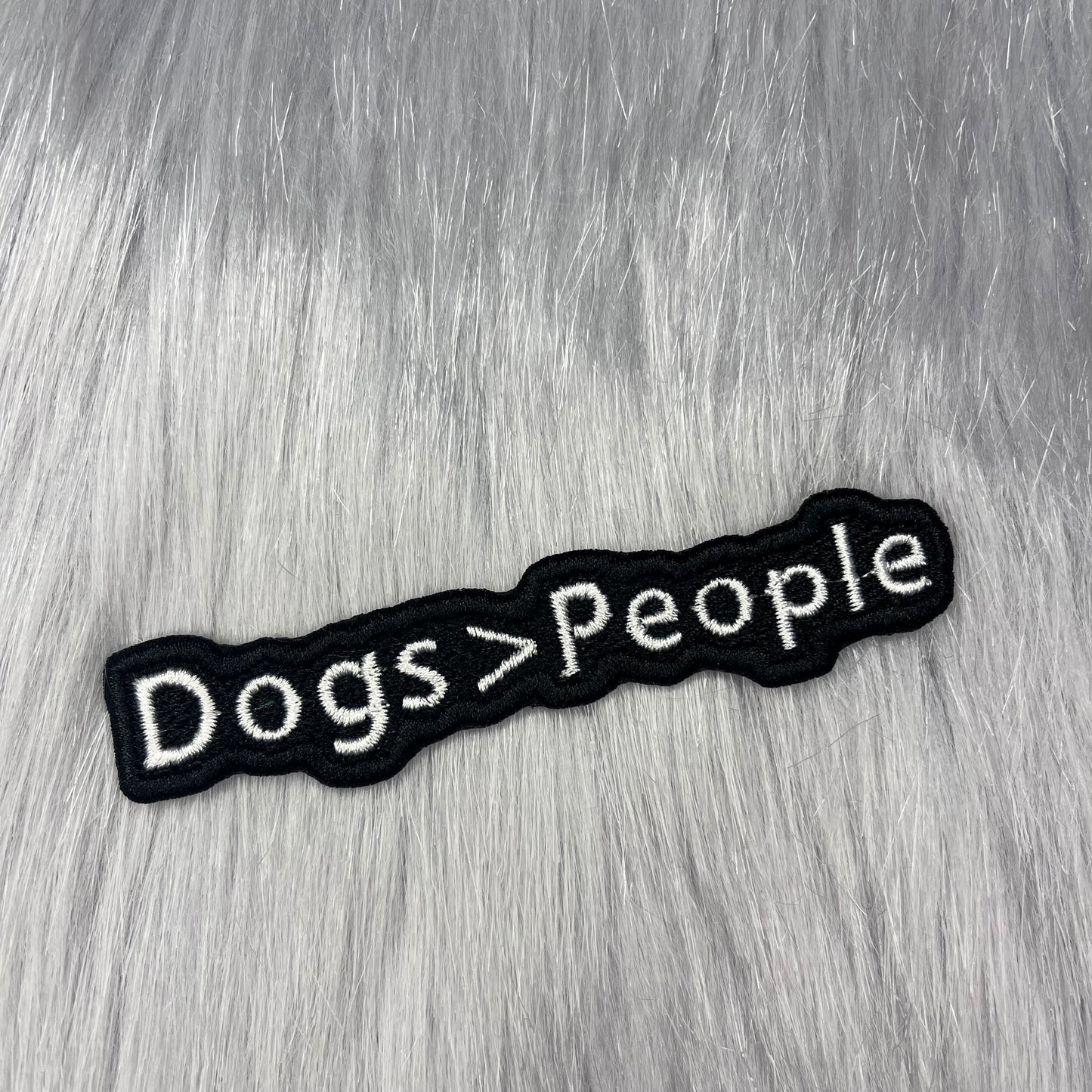 Dogs > People Embroidered Patch