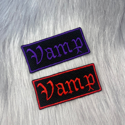 Vamp Embroidered Patch