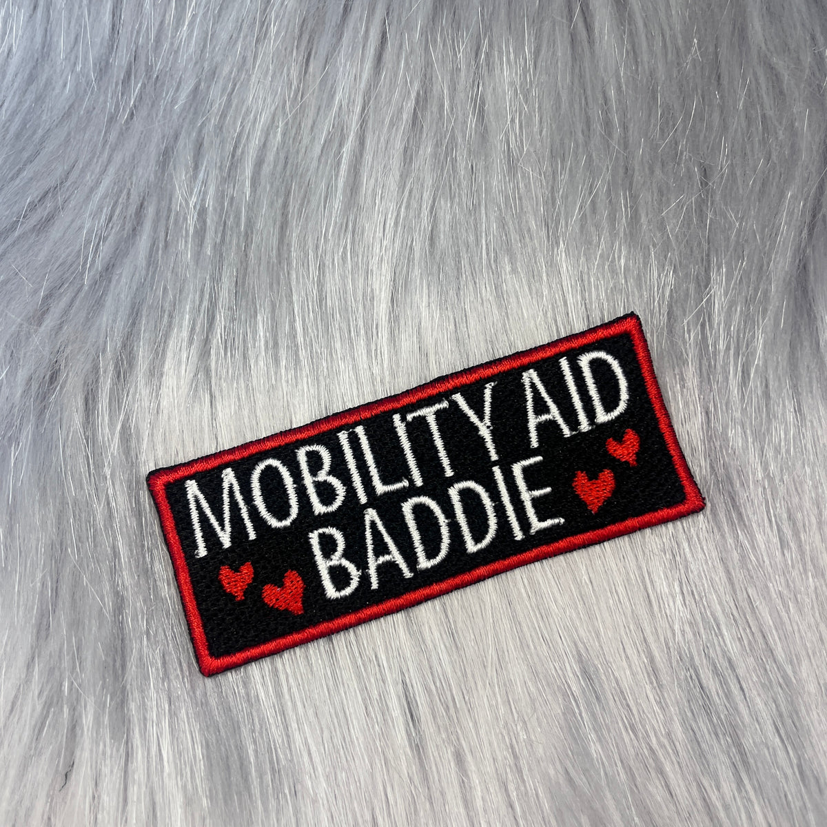 Mobility Aid Baddie Embroidered Patch