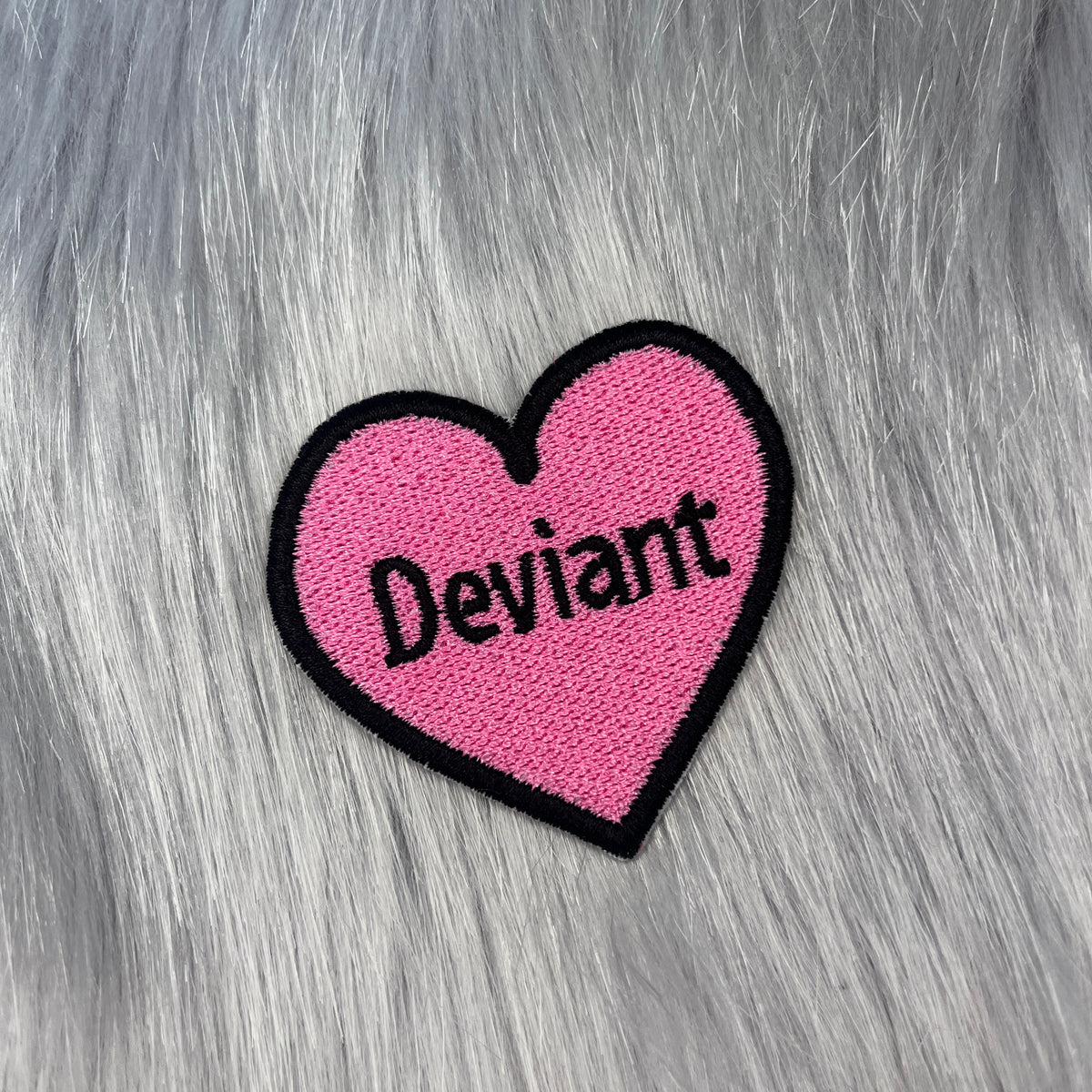 Deviant Heart Embroidered Patch