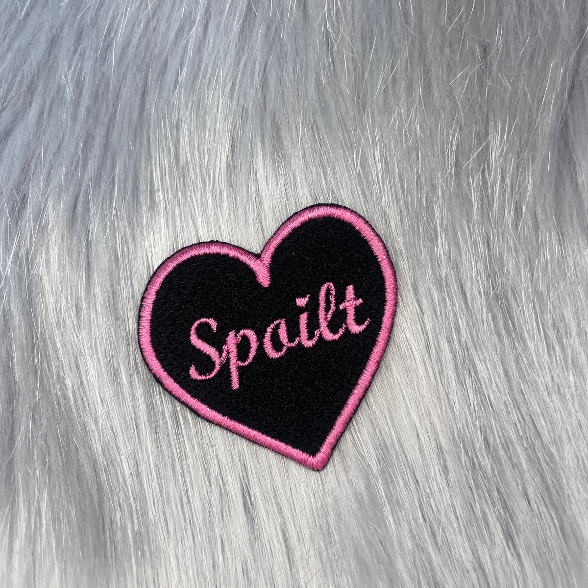 Spoilt Heart Embroidered Patch
