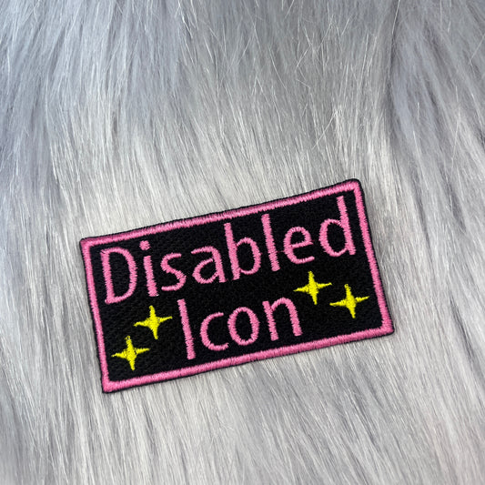 Disabled Icon Embroidered Patch