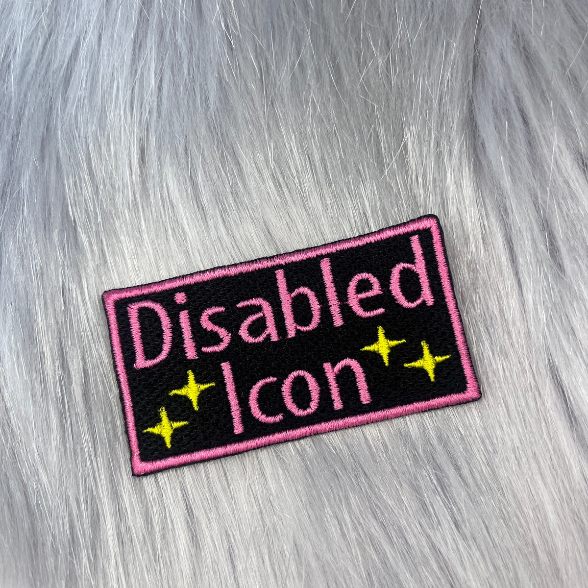 Disabled Icon Embroidered Patch