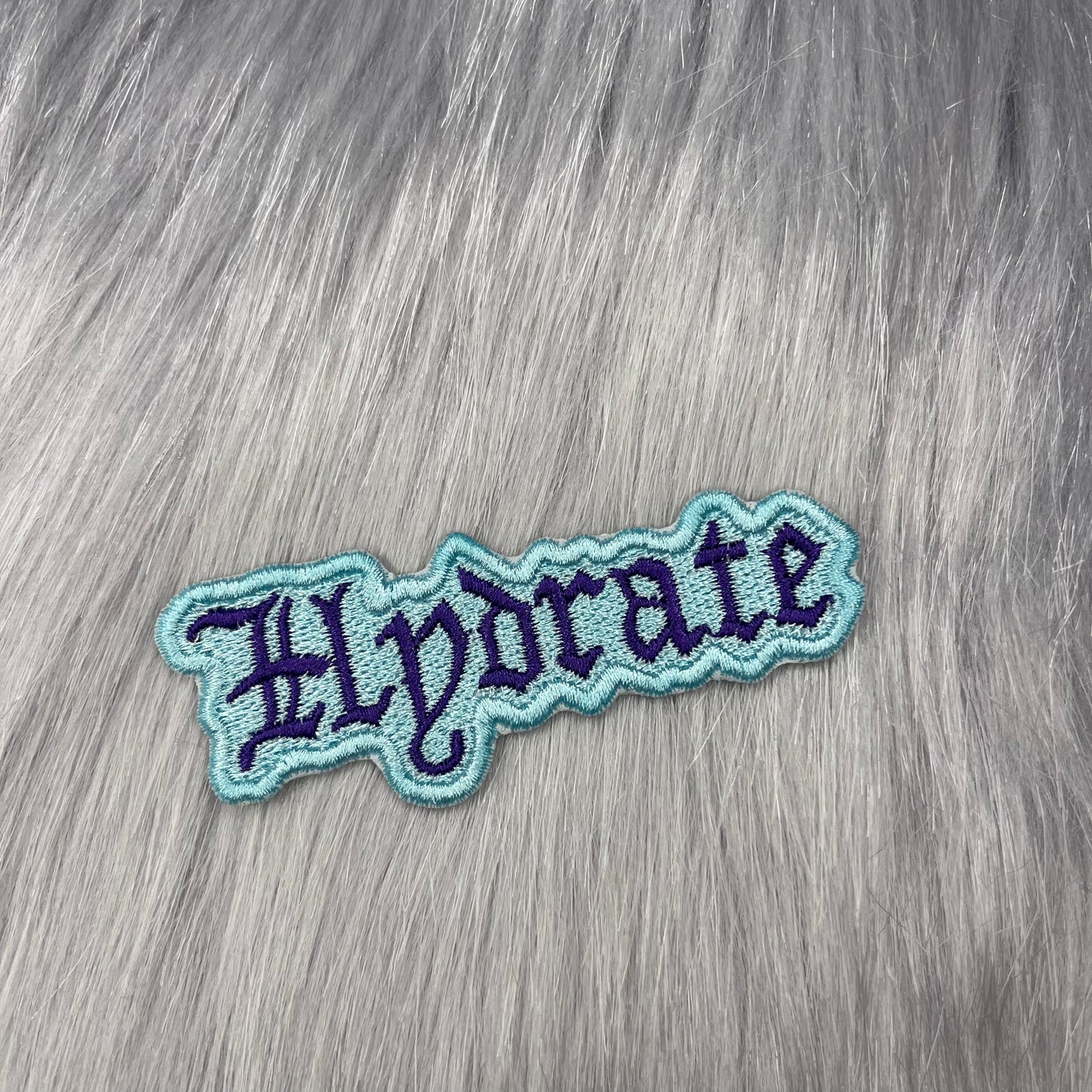 Hydrate Embroidered Patch